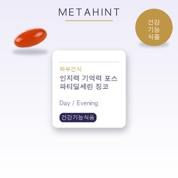 인지력 기억력 포스파티딜세린 징코